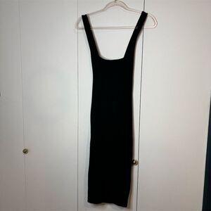 Banana Republic Women's Black Midi Dress Size 12 Sleeveless Party